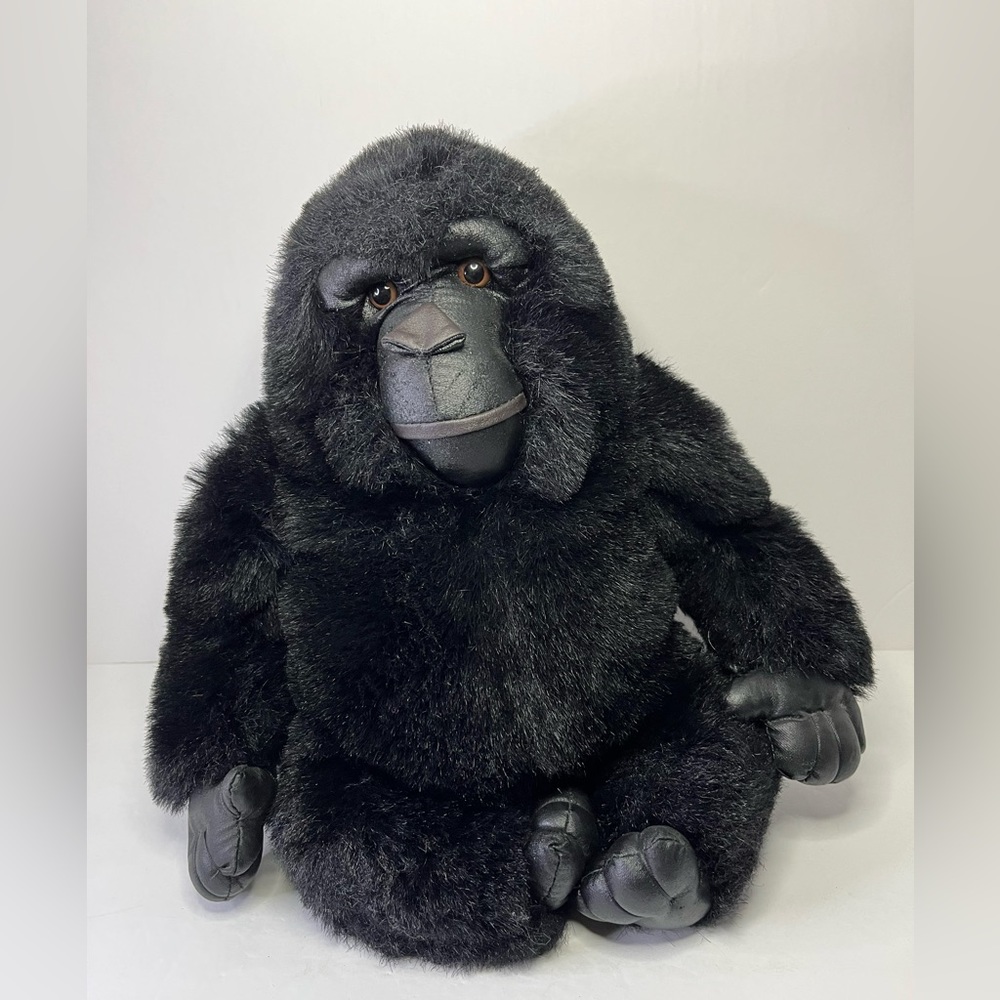 The Heritage Collection Plush Gorilla Ganz Bros 16" Ape Toy Black Stuffed‎ 1989.